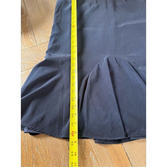J Crew Navy Blue Flounce Dress Size Small - Picture 7 of 10